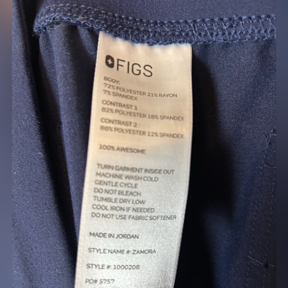 Figs Blue Jogger Pants Zamora Technical Collection - Picture 4 of 4